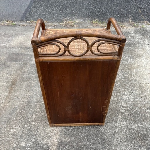 ラタン 棚 シェルフ ラタン家具 収納棚 ラタン棚 レトロ 昭和レトロ 5段