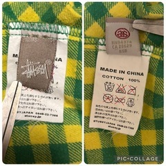 ✨美品、希少✨ STUSSY チェックシャツ L ネルシャツ ストリートの画像