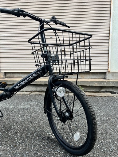 20インチ　used折りたたみ自転車　カゴ&オートライト&ギア付　YouTube動画あり