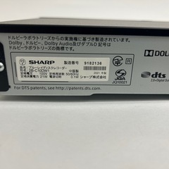 SHARP ブルーレイレコーダー AQUOS 2021年の画像
