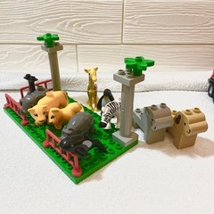 LEGO デュプロ　セット楽しいどうぶつえん　カーズ　アンパンマン　ブロック　おもちゃ　レゴの画像