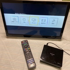 Panasonic ポータブルテレビ　19インチUN-19F6Dの画像
