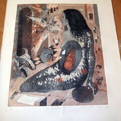 ▼お値打ち価格▼掘出し貴重品◆SHIGERU ODA『La conception』◆1966◆1/50◆版画/エッチングの画像