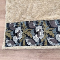 リバティプリントブランケット　85×68cm ひざ掛け　ふわふわの画像