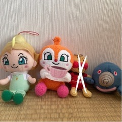 【アンパンマン】ぬいぐるみ7個の画像