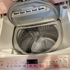 【取引中】10/5に取りに来ていただける方限定SHARP縦型洗濯乾燥機の画像