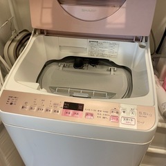 【取引中】10/5に取りに来ていただける方限定SHARP縦型洗濯乾燥機の画像