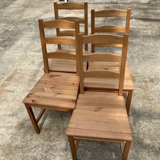 廃盤✨4脚セット】ヨックモックダイニングチェアダイニングテーブル用
