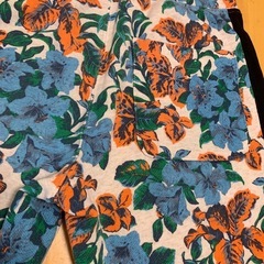 花柄ハーフパンツ　Lサイズの画像