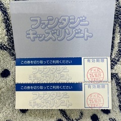 ファンタジーキッズリゾート　回数券　2枚の画像
