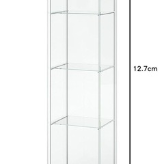 IKEA DETOLF ガラスキャビネットの画像