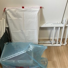 エカンズ　角型ランドリーラック(バスケットタイプ) LSH-500Wの画像