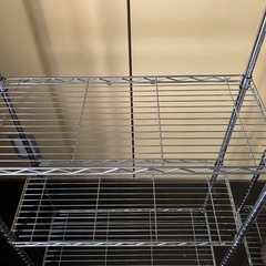 屋内使用 美品　スチールラック　 2つの画像