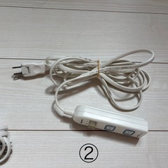 延長コード3.0m×2つ,5.0m×1つ(各300円)の画像