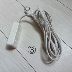 延長コード3.0m×2つ,5.0m×1つ(各300円)の画像