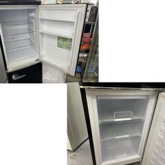特価！ 2ドア冷蔵庫 130L 2021年製 アイリスオーヤマ PRR-142D ブラック 130Lクラス レトロデザイン 札幌市手稲区の画像