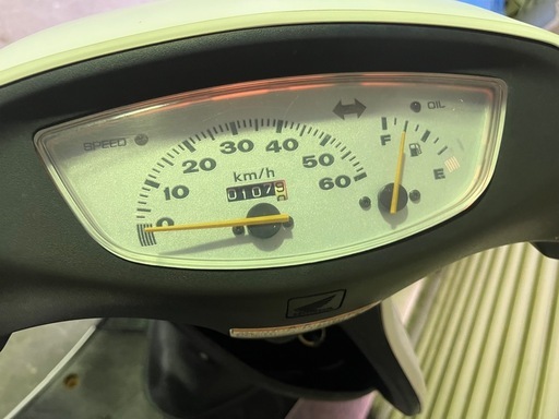 【売約済】実働 BT新品 ホンダ AF34 ライブディオ 2スト 原付バイク スクーター ホワイト