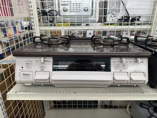 【ドリーム川西店御来店限定】☆ジモティー見たよ♪割引☆ パロマ ガステーブル IC-S807BHA-２L LPガス 2022 動作確認／クリーニング済み 【99560000021722】