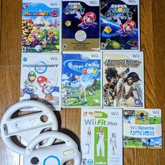 7つのゲームが入ったアメリカ版Wiiの画像