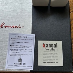 kansai デザインペアパスタ皿セットの画像