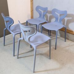 Calligaris(カリガリス)/connubia(コヌビア)のAREA51(エリア51) スタッキングチェア 2脚セット。テラスなどの屋外でも活躍するモダンなガーデンチェアはカフェなどの店舗用にもの画像