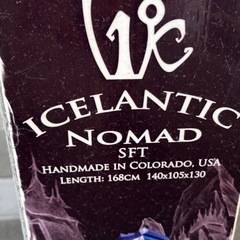 Icelantic Nomad 105 スキー 168cmの画像