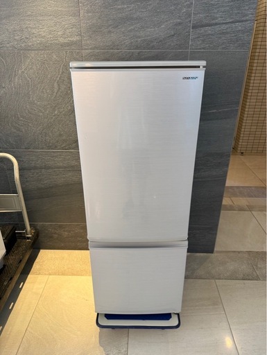 シャープ　ノンフロン冷凍冷蔵庫　SJ-D17E-S 2019年製　2ドア冷蔵庫