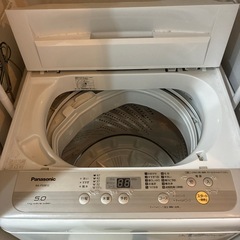 Panasonic 洗濯機！本日取りに来てくれる方！の画像