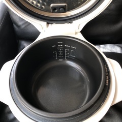 バルミューダ炊飯器３合炊きの画像