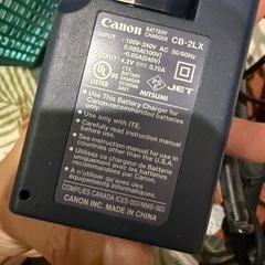 キャノン　充電器　デジカメの画像
