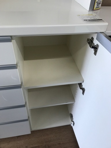 ジャングルジャングル貝塚店　レンジボード　食器棚　1400mm 大容量　ファミリータイプ　貝塚市　二色浜　リサイクルショップ
