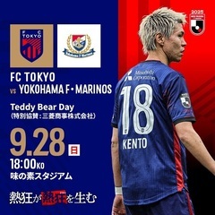FC東京vs横浜Fマリノス　9/28 18:00 1枚お譲りします！