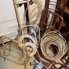 籠細工材料　ラタンの画像
