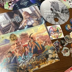 TGS 東京ゲームショウ　ステッカー　うちわ　クリアファイルなど　の画像