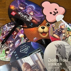 TGS 東京ゲームショウ　ステッカー　うちわ　クリアファイルなど　の画像