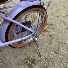 16インチ　自転車　パープルの画像