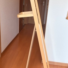 スタンドミラー　ナチュラルの画像
