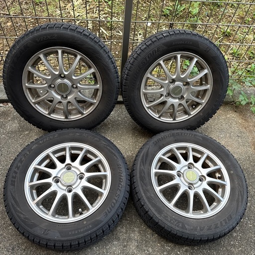 ブリヂストン ホイール  ECOFORME&スタッドレスタイヤ ブリザック 155/65R13