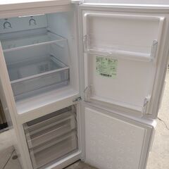 ¥15000/01/Haier ハイアール ノンフロン冷凍冷蔵庫 150L 2ドア 右開き JR-F15KS ホワイト 2025年製 通電冷媒確認済み 美品の画像