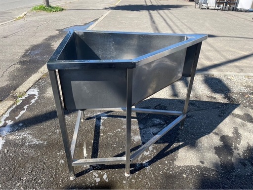 業務用　シンク　ステンレス　流し台　厨房　W940　D620　H770　中古　③