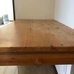 無印良品　木製デスクの画像