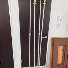 室内用 洗濯物干し竿　つっぱり式の画像