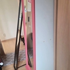 収納付き 姿鏡　ドレッサーの画像