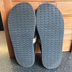 K2509-399 KANGOL SPORT ストラップ サンダル クロッグ Lサイズ ブラック キズ汚れ有りの画像