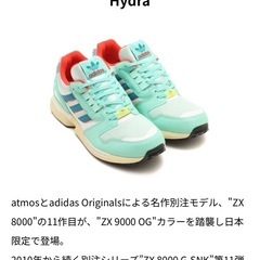 【新品•未使用】adidas ZX 8000 G-SNK11 "Hydra" JS4601 の画像
