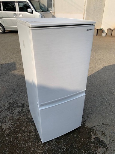 EJ1148番 SHARP 売れ筋 ノンフロン冷凍冷蔵庫 SJ-D14E-W