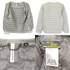 【未使用】mont-bell × B:MING by BEAMS 別注 スペリオダウン ラウンドネック ジャケット XS LTTP ライトトープ 1601112 モンベル ビームスの画像