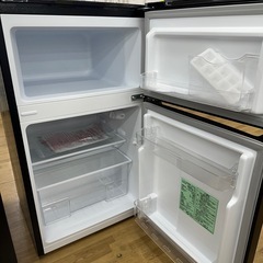 【ドリーム川西店御来店限定】☆ジモティー見たよ♪割引☆ REFAGE 2ドア冷蔵庫 YRZ-C09LK 87L 2024 動作確認／クリーニング済み 【99560000028458】の画像