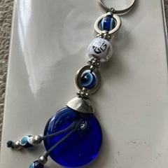 400円　2025万博　トルコ館　キーホルダー　一点物の絵付けの画像