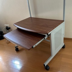 パソコンラック(座卓　キャスター付き)の画像